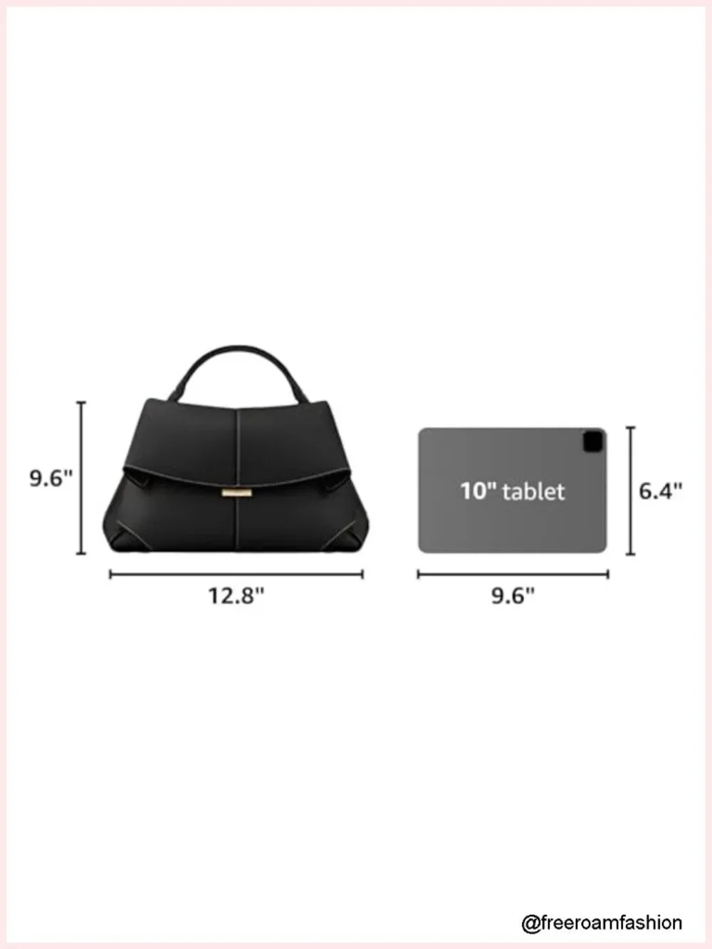Designer Vegan Leather Satchel Purse - Top Handle Crossbody Bag